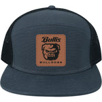 Hopback 7-Panel Flat Brim Adjustable Cap