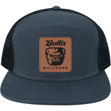 Hopback 7-Panel Flat Brim Adjustable Cap