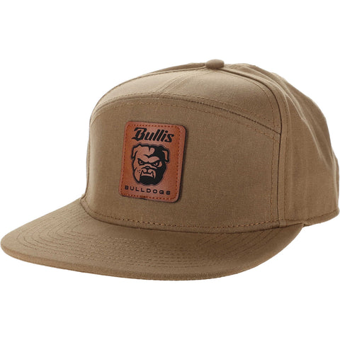 Hopback 7-Panel Flat Brim Adjustable Cap